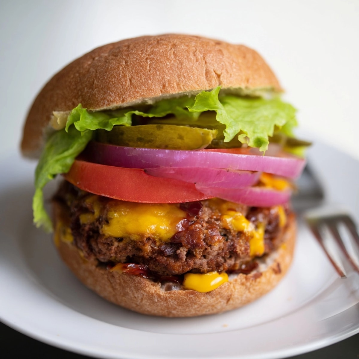 Hamburgers juteux avec sauce Lea & Perrins, prêts à griller pour un dîner savoureux.