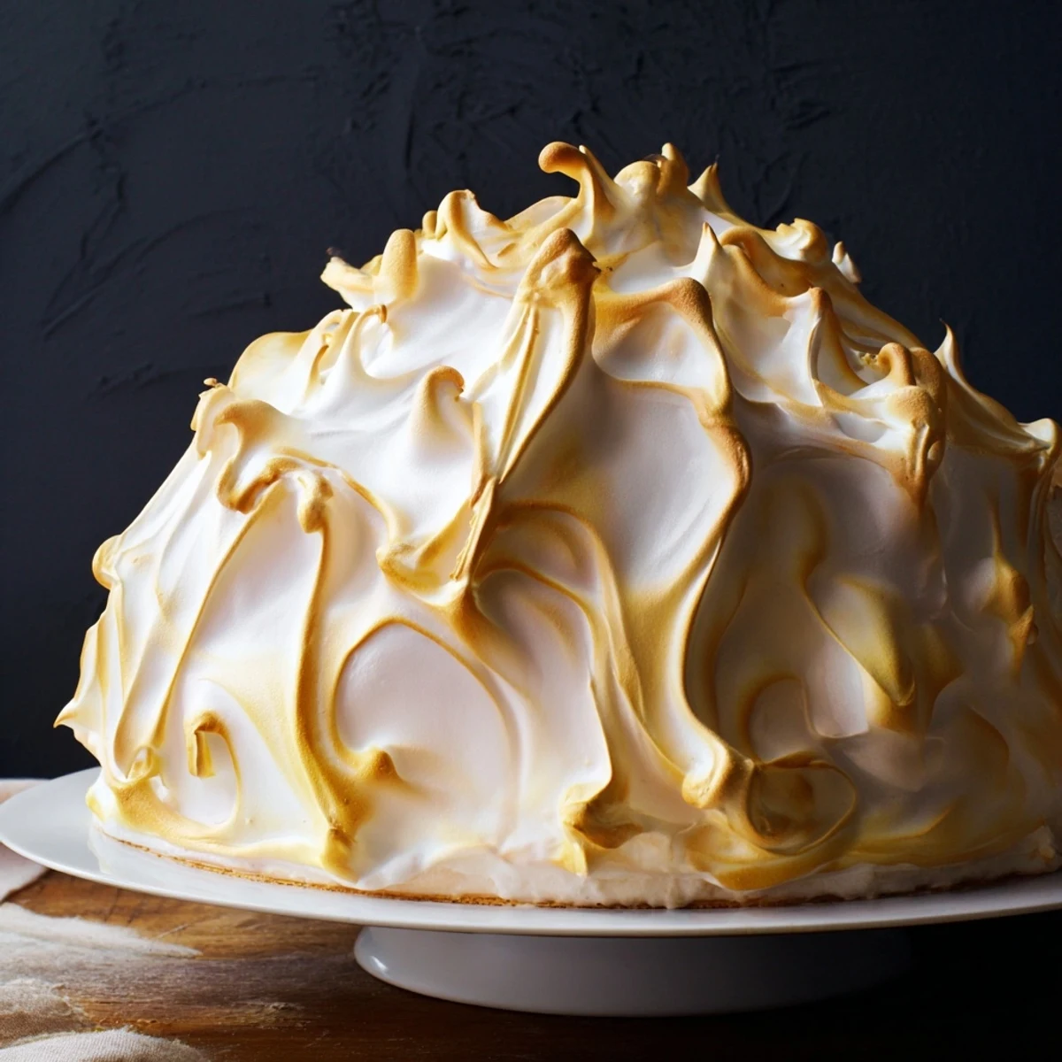 Baked Alaska glacé doré