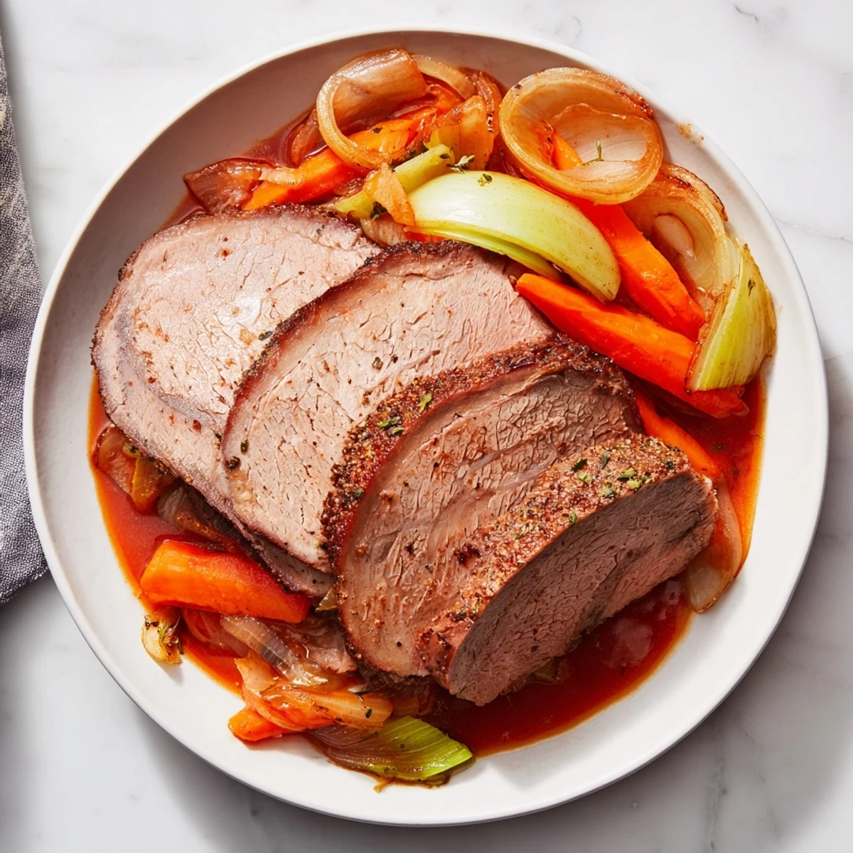 Boeuf brisket tendre saveurs profondes