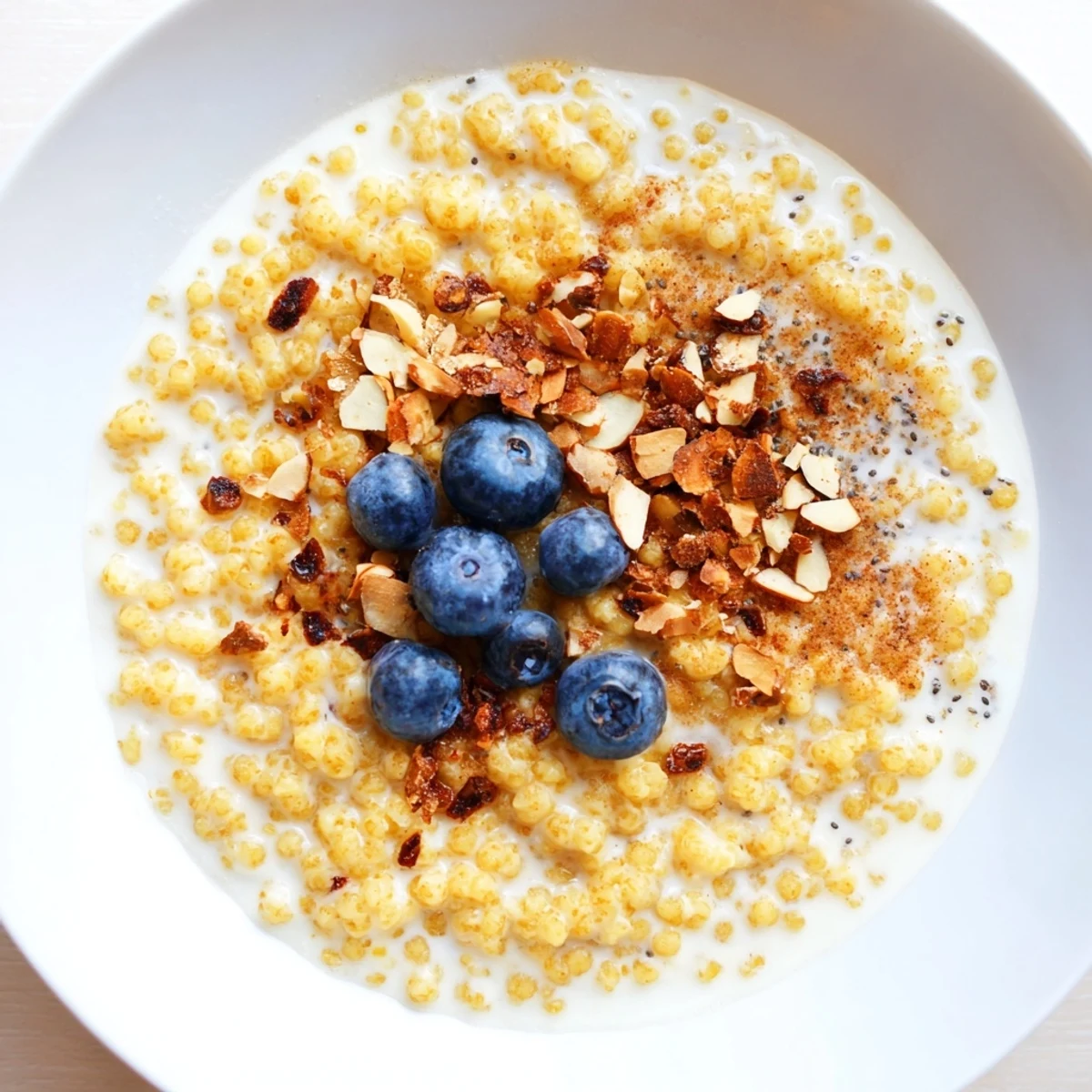 Millet porridge slow roasted