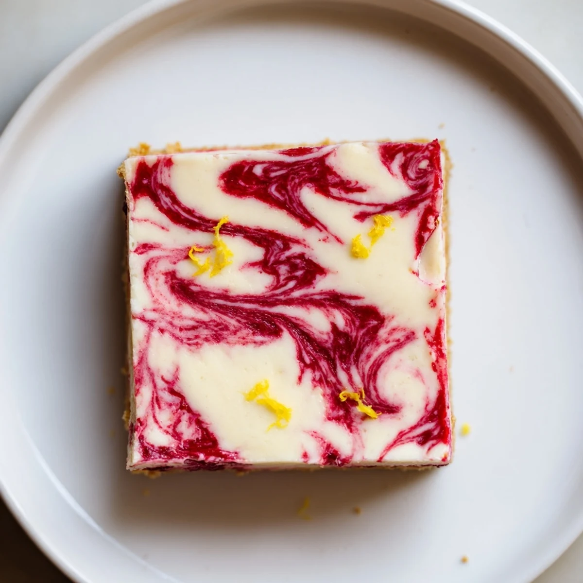 Lemon Raspberry Cheesecake Bars