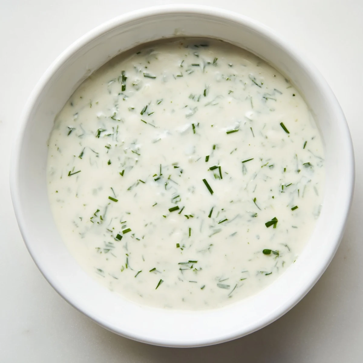 Crème ranch aux herbes