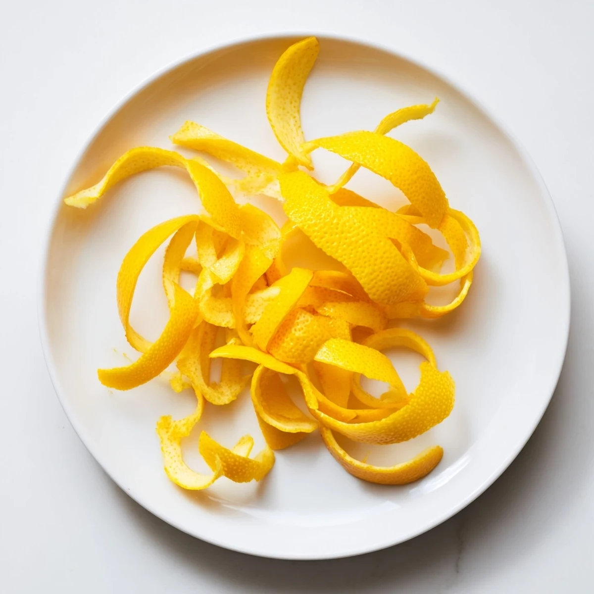A close-up of lemon skin being peeled, perfect for this essential lemon zest technique.