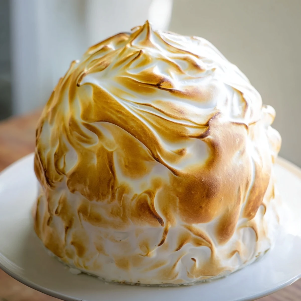A dessert image shows the spectacular Baked Alaska dessert with toasted meringue.