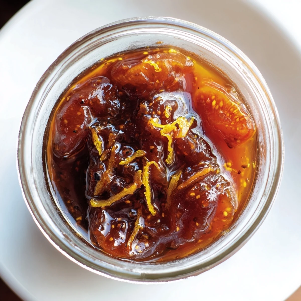 Close-up of bubbling Spiced Fig Jam, spiced aroma filling the kitchen, ready to be jarred.
