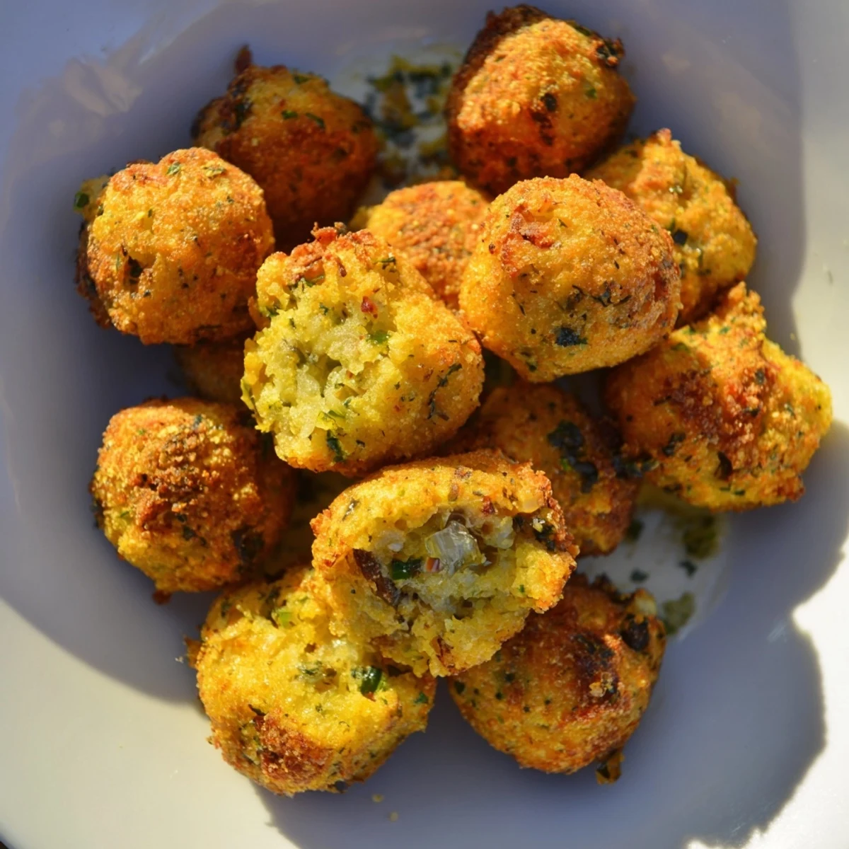 Bouchées croustillantes aux herbes