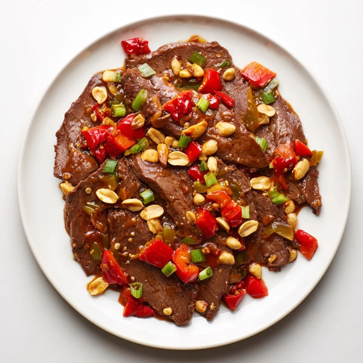 Spicy Kung Pao Boeuf Peanuts