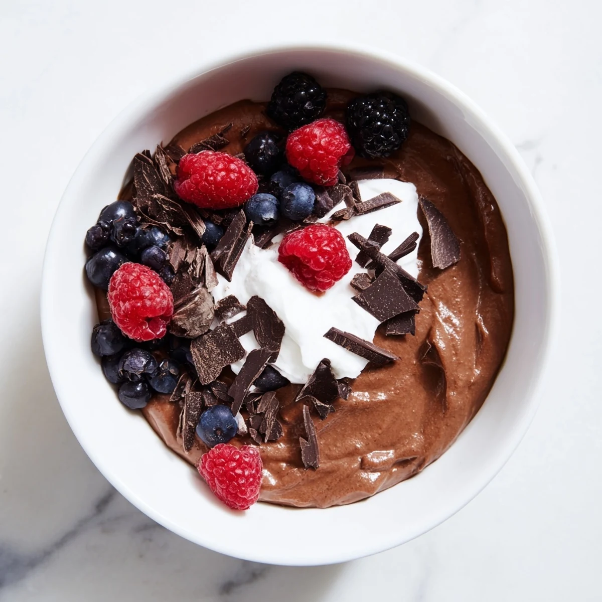 Chocolat avocat dessert onctueux