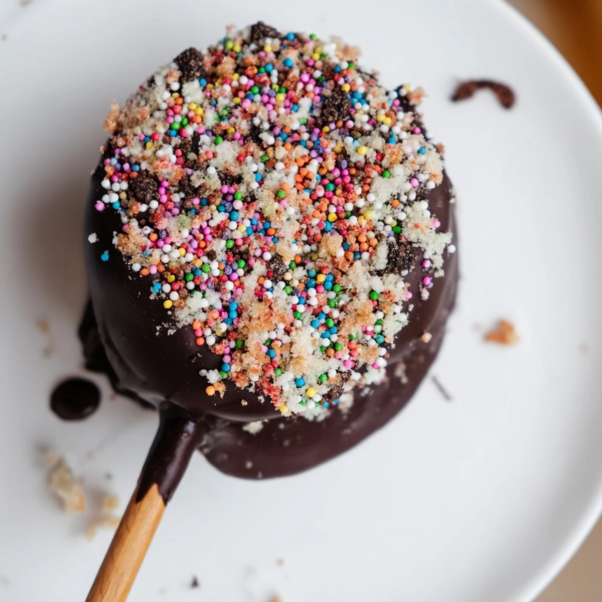 Marshmallows caramélisés trempés dans du chocolat au lait fondue, saupoudrés de noix de coco râpée.