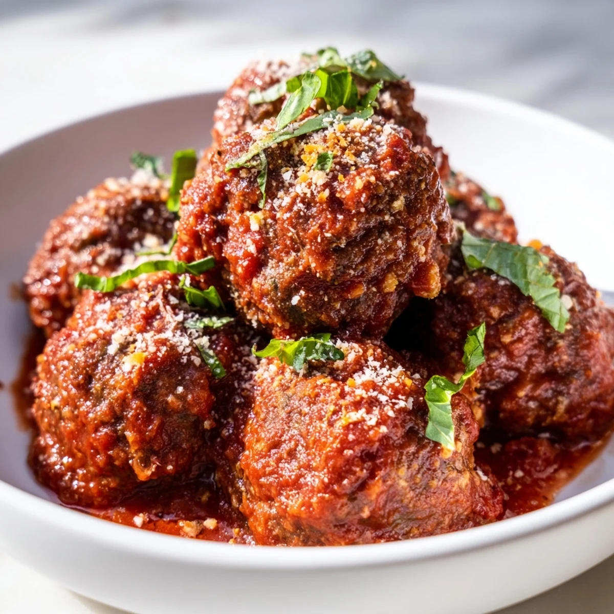 Plat principal de bœuf en sauce marinara riche, parfait pour une soirée italienne avec spaghetti et parmesan.  