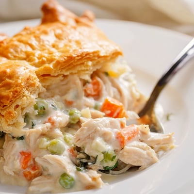 Poulet biscuit croûte