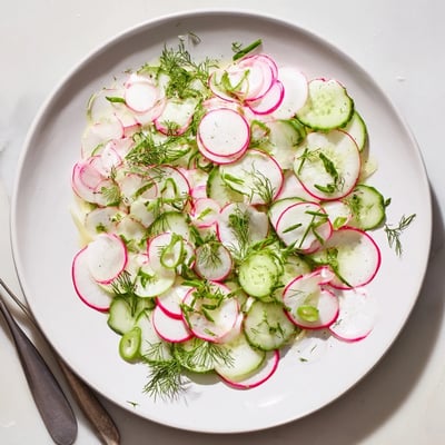Salade Radis Concombre Fraîcheur